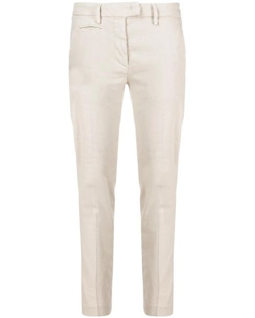 Dondup Natural Slim Cropped Trousers