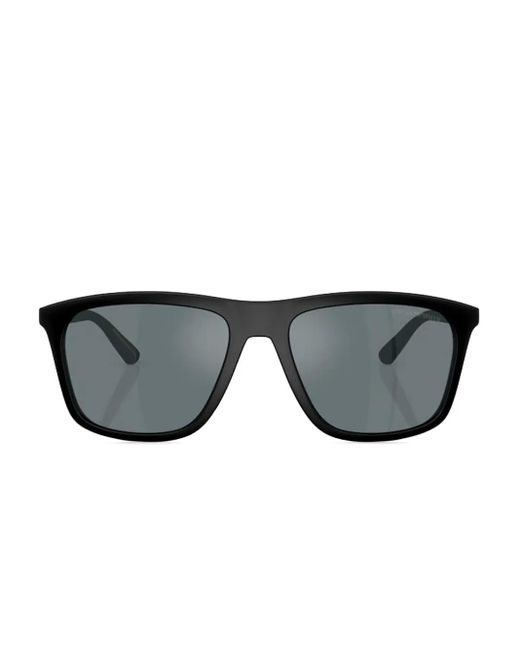 Emporio Armani Black Square-Frame Sunglasses for men