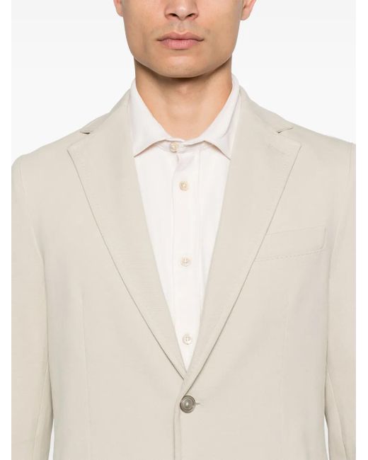 Circolo 1901 White Piqué Blazer for men