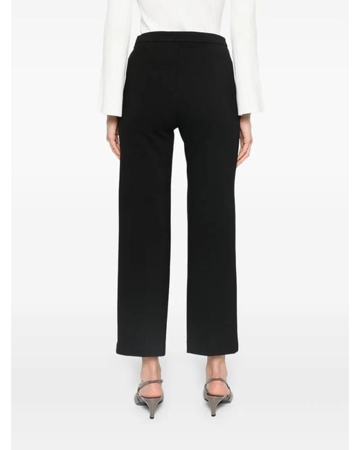 Twinset Black Bow-Detailing Trousers
