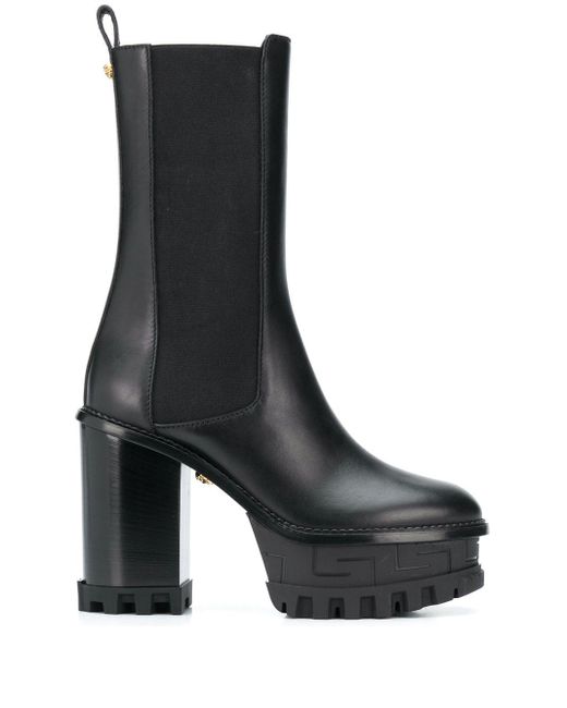 greca rhegis boots versace