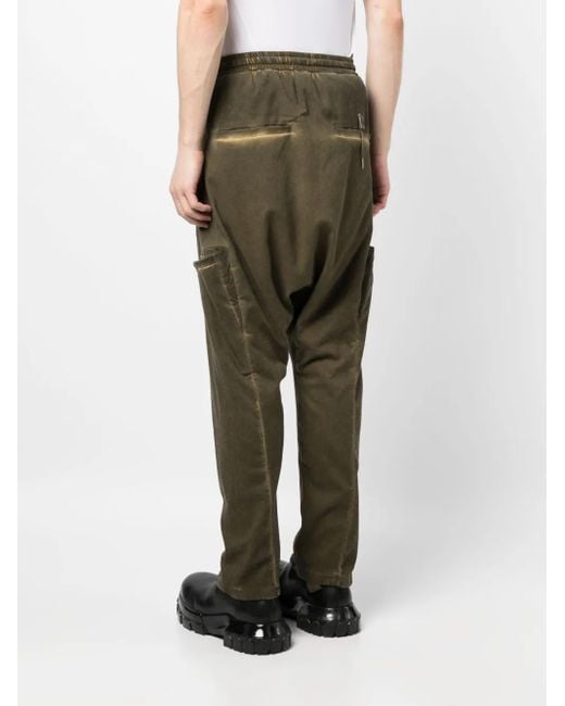 Boris Bidjan Saberi Green Drawstring-Waist Track Pants for men