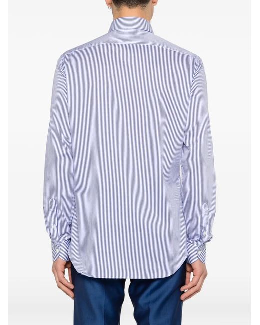 Xacus Purple Bottom Fastening Shirt for men