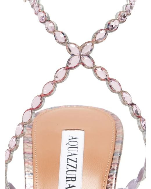 Aquazzura Pink Love Struck Sandals
