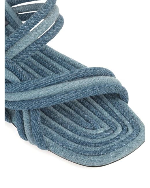 Sandalias vaqueras trenzadas Sergio Rossi de color Blue
