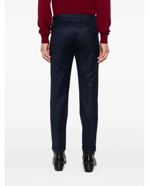 Pantalones de vestir con pinzas Berwich de hombre de color Blue