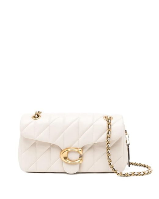 COACH Natural Tabby 26 Quilted Leather Shoulder Bag