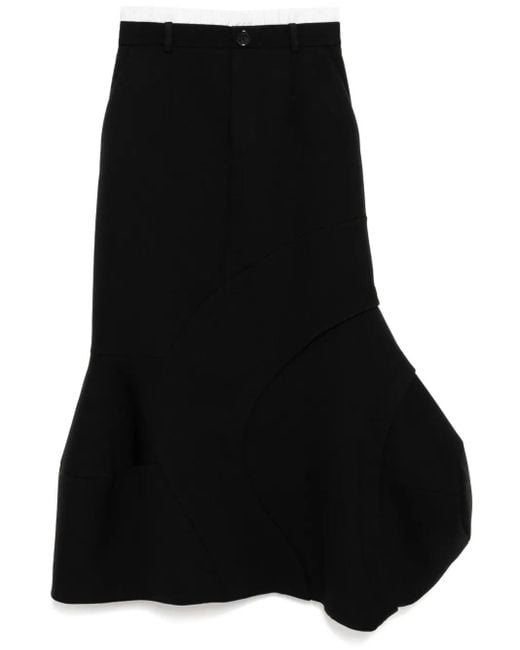 Enfold Double-Waistband Skirt in Black | Lyst UK