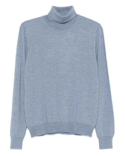 Tagliatore Pullover Mit Rollkragen in Blue für Herren