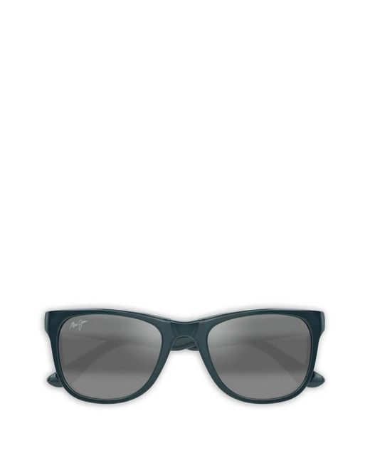Maui Jim Gray Square-Frame Sunglasses