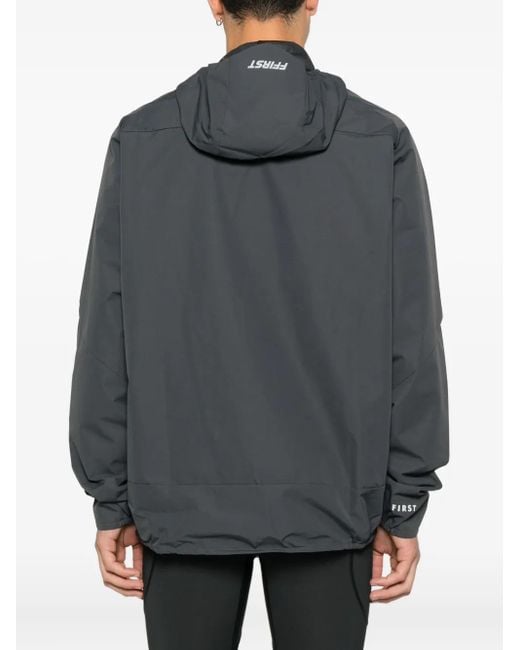 FAMILY FIRST Gray Veste Zippée À Capuche for men