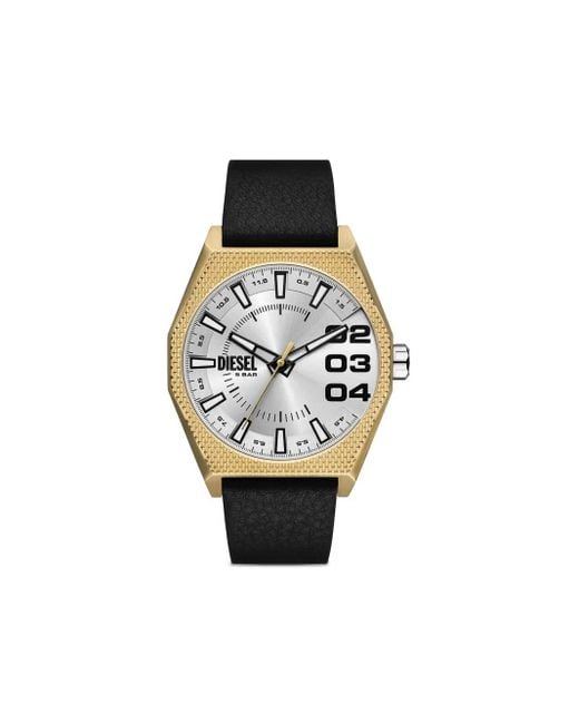 メンズ DIESEL Dz2219 43mm 腕時計 White