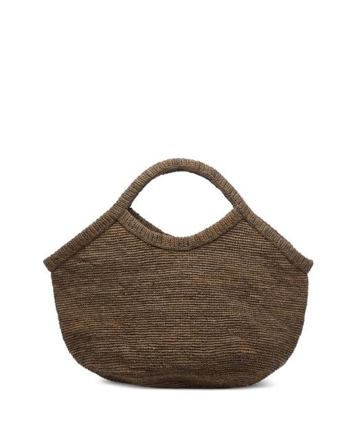 IBELIV Brown Pure Magnetic-Closure Tote Bag