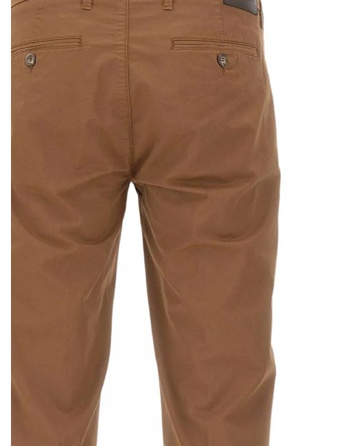 Re-hash Brown Mucha Slim-Fit Chinos for men