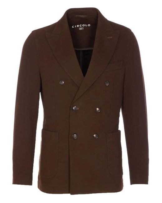 Circolo 1901 Blazer Met Dubbele Rij Knopen in het Brown voor heren