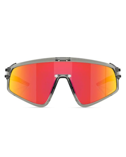 Oakley Pink Latchtm Panel Shield-frame Sunglasses