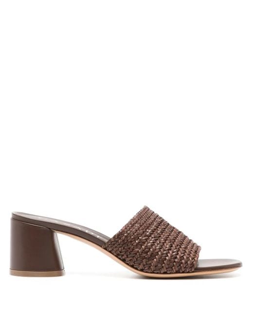 Casadei Brown Hanoi 65mm Sandals