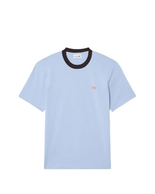 Lacoste Blue Round Neck T-Shirt for men