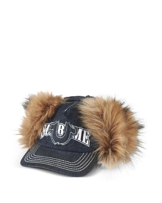 Supreme Blue X True Religion® Ear Flap Cap for men