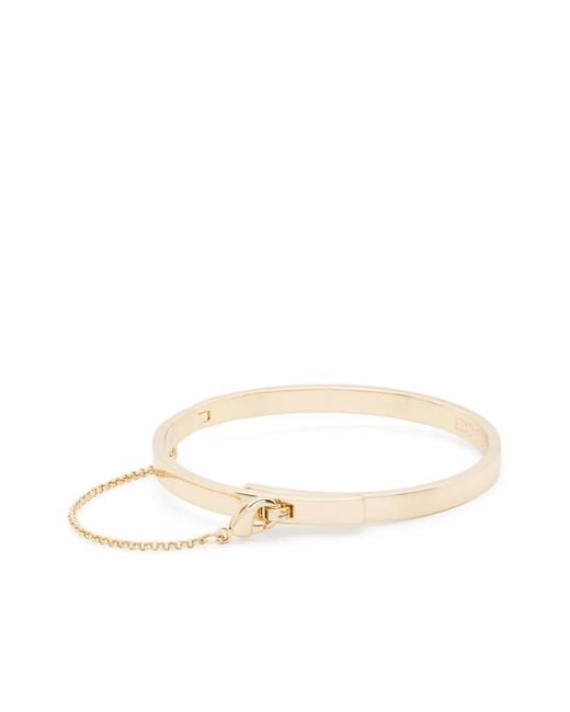 Eddie Borgo White Thin Safety Chain Bracelet