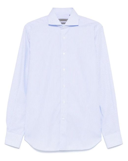 メンズ Corneliani ストライプ シャツ White