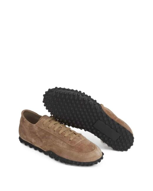 Common Projects Brown Suede Track Sneakers for men