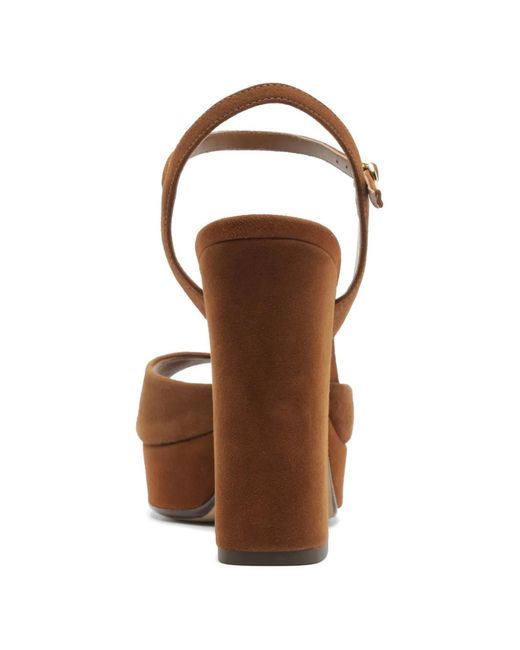 Alexandre Birman Brown Amy Platform Sandals