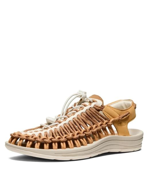 Keen Natural Cord Lace-Up Sandals