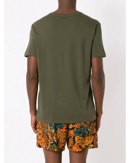 Osklen T-Shirt Met Zak in het Green voor heren