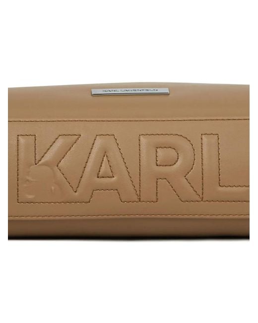 Karl Lagerfeld Natural Ikon Shoulder Bag