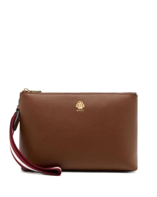 Clutch Hera di Bally in Brown