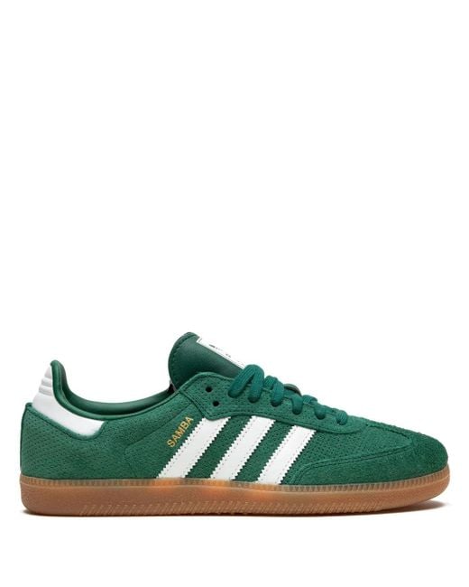 Adidas Green Samba Og "Core/Core/Gum" Sneakers