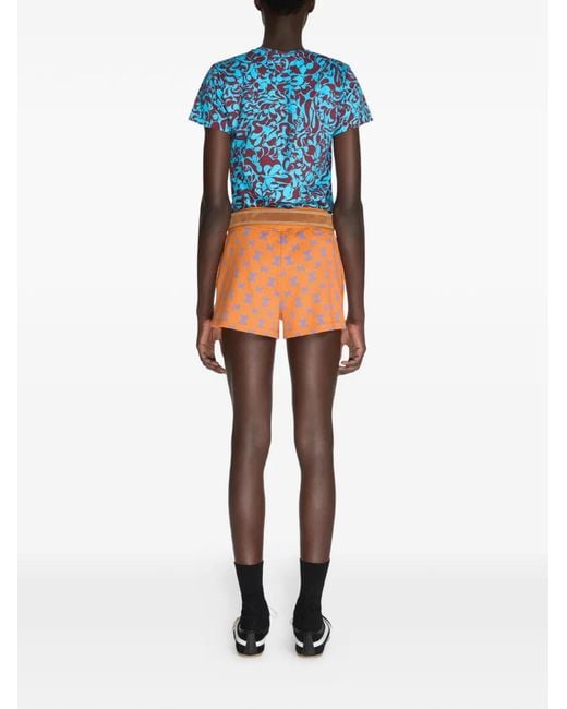 Dries Van Noten Blue Cotton T-Shirt for men