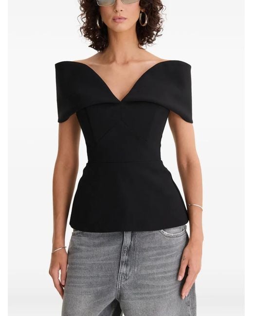 MOOS STUDIO Black Sleeveless Top