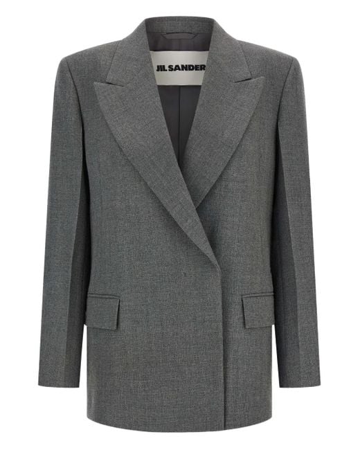 Blazer con bolsillo en el pecho Jil Sander de color Gray