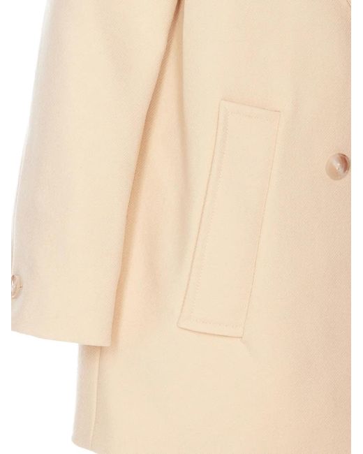 IVY & OAK Natural Double-Breasted Blazer