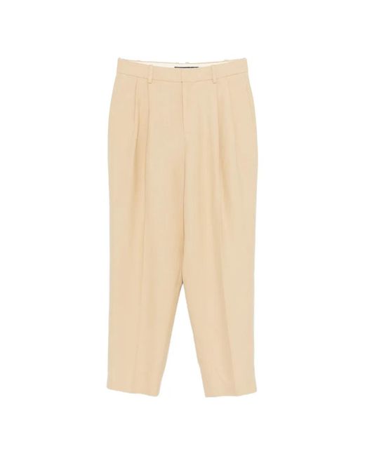 Polo Ralph Lauren Natural Dutan Pleated Trousers