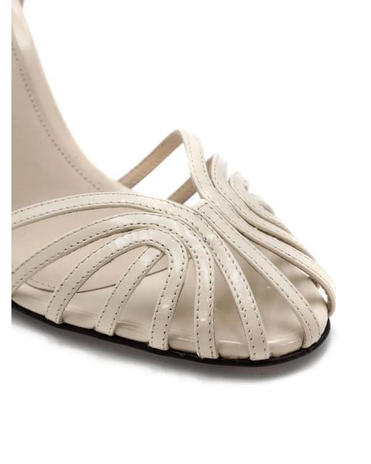 ALEVI White Blake Strappy Sandals