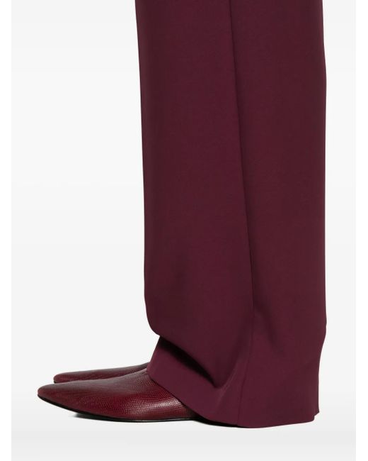 Patrizia Pepe High Waist Broek in het Purple