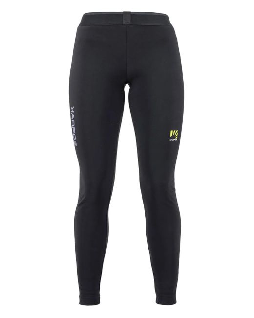 Karpos Black Logo-Print Performance Leggings