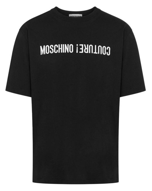 メンズ Moschino ロゴ Tスカート Black