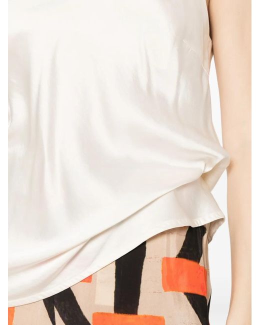 Dixie White V-Neck Top