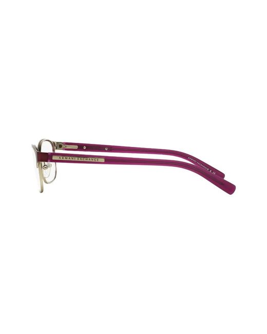 ARMANI EXCHANGE Red Rectangle-Frame Glasses