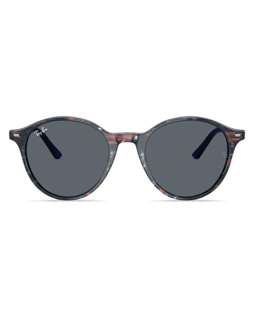 Ray-Ban Blue Rb2230 Bernard Round-Frame Sunglasses