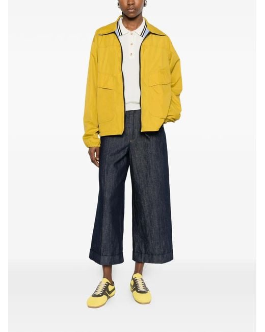GR10K Yellow Flap-Pocket Jacket