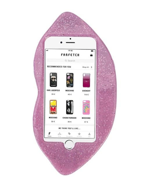 Stella McCartney Purple Lips-Shaped Iphone 6 Case