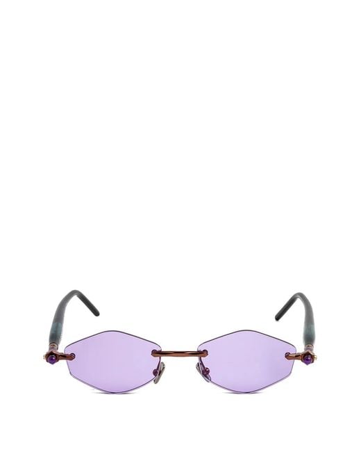 Kuboraum Brown Maske P60 Rimless Sunglasses