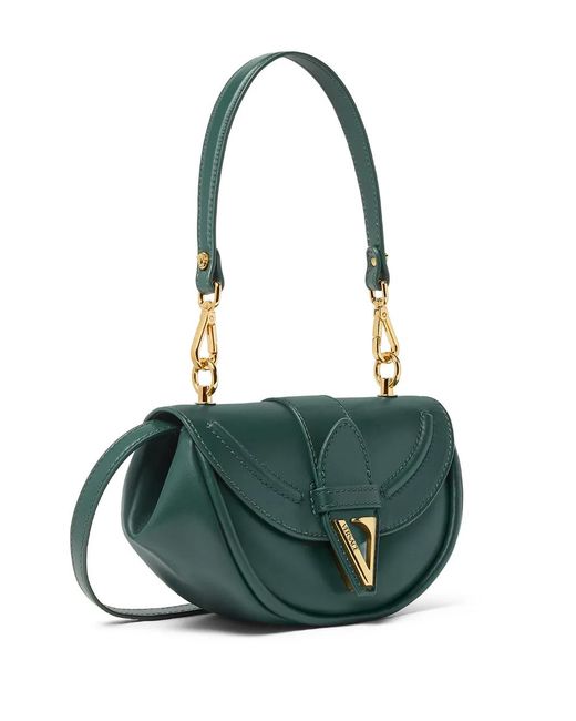 Versace Green Small Virtus Shoulder Bag