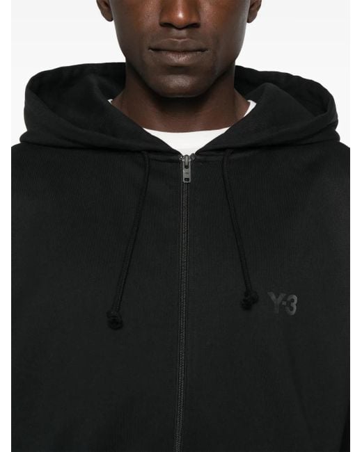 Sudadera con cremallera Fl Y-3 de color Black