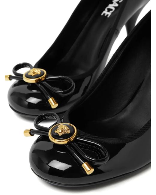 Versace Opera Bow 85mm パンプス Black